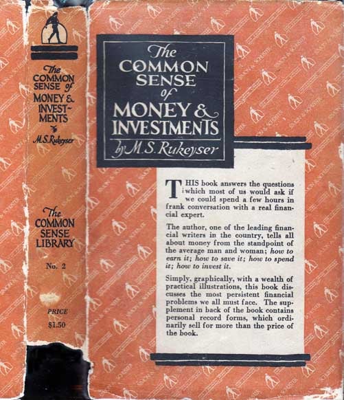 The Common Sense of Money and Investments by [WALLSTREET] RUKEYSER