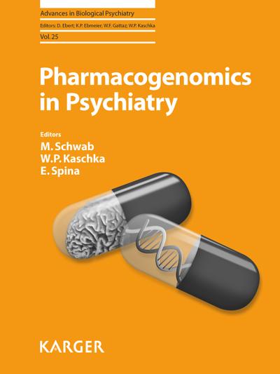 Pharmacogenomics in Psychiatry - M. Schwab