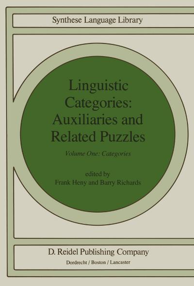 Linguistic Categories: Auxiliaries and Related Puzzles : Volume One: Categories - B. Richards