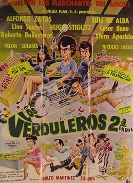 Los Verduleros 2a Parte. Movie poster. (Cartel de la Película). by  Dirección: Gilberto Martinez Solares. Con Cesar Bono, Luis de Alba, Maribel  Fernandez.: Art / Print / Poster