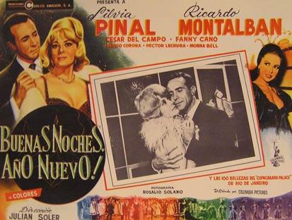  Buenas Noches, Ano Nuevo! Movie poster. (Cartel de la Película). by Dirección  Julián Soler. Con Monna Bell, Fanny Cano, Nacho Contla.  ( ) Art