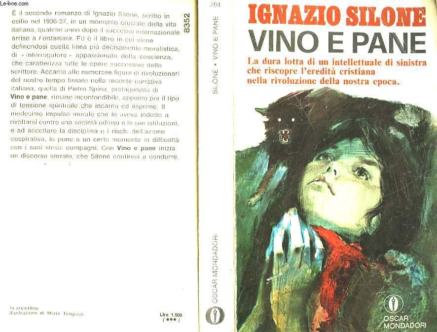 VINO E PANE by SILONE IGNAZIO: bon Couverture souple (1976) | Le-Livre
