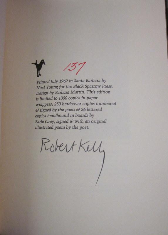 [Signed] [First Edition] THE COMMON SHORE. Books I-V. a long poem about America in time. Kelly, Robert [Used - Very good] [Hardcover]