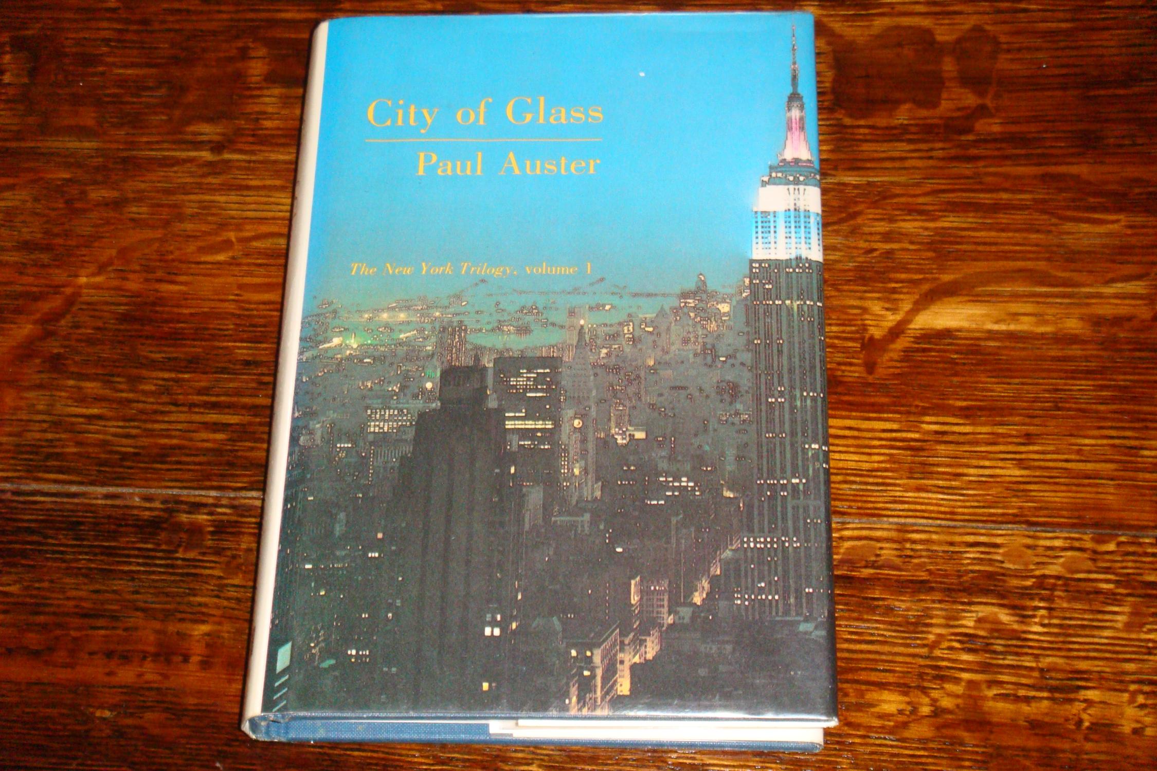CITY OF GLASS (signed) by Auster, Paul Very Good Hardcover (1985) 1st