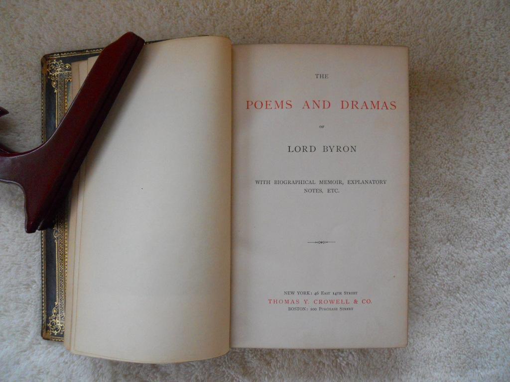 The Poems and Dramas of Lord Byron with Biographical Memoir ...