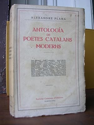 ANTOLOGIA DE POETES CATALANS MODERNS