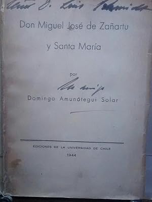 Bild des Verkufers fr Don Miguel Jos de Zaartu y Santa Mara zum Verkauf von Librera Monte Sarmiento