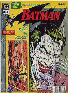 Image du vendeur pour Batman Monthly Issue No 26 mis en vente par TARPAULIN BOOKS AND COMICS