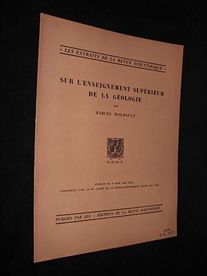 Seller image for Sur l'enseignement suprieur de la gologie for sale by Abraxas-libris