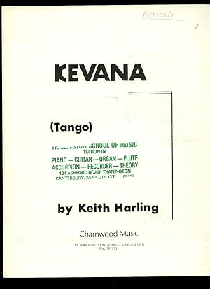 Seller image for Kevana Tango [Piano Sheet Music] for sale by Little Stour Books PBFA Member