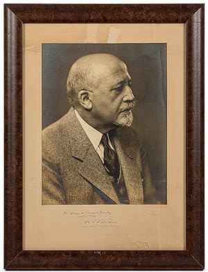 Inscribed Portrait Photograph of W.E.B. Du Bois