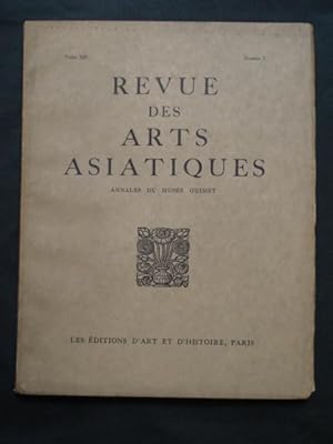 Imagen del vendedor de Revue des arts Asiatiques. Annales du Muse Guimet. N I Tome XII a la venta por Emmanuelle Morin
