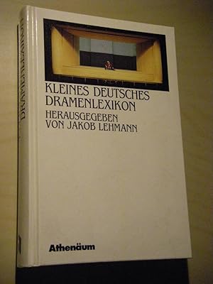 Image du vendeur pour Kleines Deutsches Dramenlexikon mis en vente par Versandantiquariat Rainer Kocherscheidt