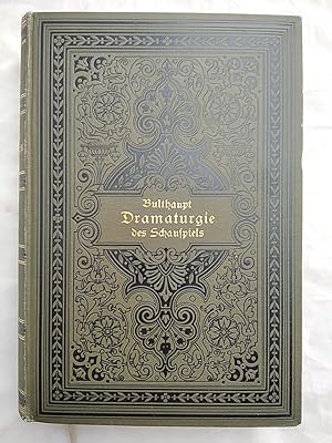 Bild des Verkufers fr Dramaturgie des Schauspiels Bd.1. Lessing, Goethe, Schiller, Kleist. zum Verkauf von KULTur-Antiquariat