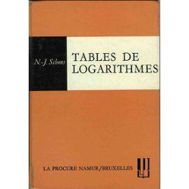 Seller image for TABLES DE LOGARITHMES for sale by secretdulivre