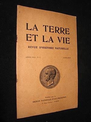 Bild des Verkufers fr La Terre et la Vie, n 2, anne 1954, avril-juin zum Verkauf von Abraxas-libris