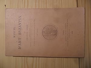 Manuel d'art byzantin de Charles DIEHL - 2e édition revue et augmentée, suivie de 2 index