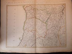 Carte des royaumes de Portugal et d'Algarve