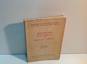 Imagen del vendedor de EXPOSICION NACIONAL DE BELLAS ARTES EXPOSICION 1954 a la venta por LIBRERIA ANTICUARIA SANZ