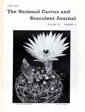 Seller image for THE NATIONAL CACTUS AND SUCCULENT JOURNAL volume 28 Number 2 for sale by Pendleburys - the bookshop in the hills