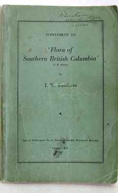 Supplement to Flora of British Columbia Comprising Descriptions of Additional Species and Varieti...