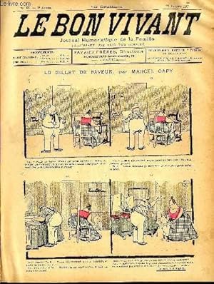 Seller image for Le bon vivant n89 - Le billet de faveur for sale by Le-Livre