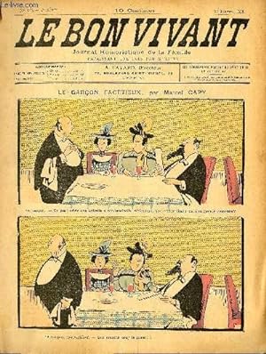 Image du vendeur pour Le bon vivant n166 - Le garon factieux mis en vente par Le-Livre