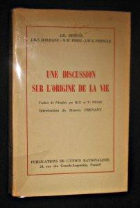 Seller image for Une discussion sur l'origine de la vie for sale by Abraxas-libris