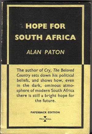 Hope for South Africa