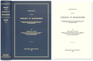 History of the Judiciary of Massachusetts: Including the Plymouth.