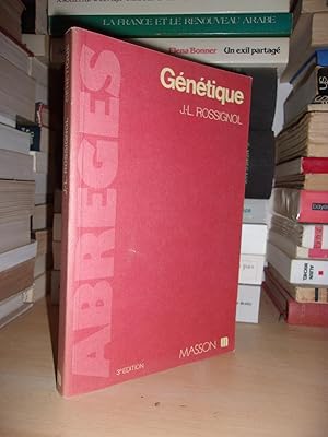 Image du vendeur pour GENETIQUE mis en vente par Planet's books