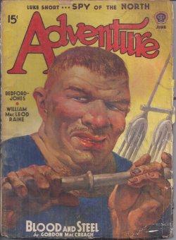 Imagen del vendedor de ADVENTURE: June 1940 a la venta por Books from the Crypt