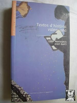 Bild des Verkufers fr TEXTOS D HISTORIA VALENCIANA zum Verkauf von Librera Maestro Gozalbo