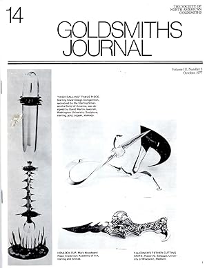 Image du vendeur pour Goldsmiths Journal 14 Volume III Number 5 October 1977 mis en vente par Book Booth