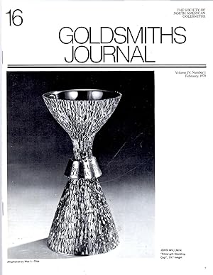 Image du vendeur pour Goldsmiths Journal 16 Volume IV Number 1 February 1978 mis en vente par Book Booth