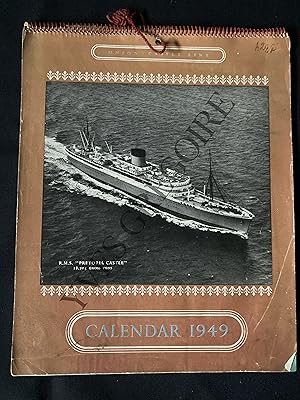 CALENDAR 1949-UNION CASTLE LINE