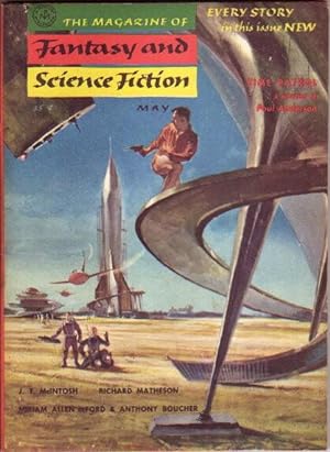 Seller image for The Magazine of Fantasy and Science Fiction, Vol. 8, # 5, May 1955, .Imagine, Pattern for Survival, Time Patrol, Nobody Hunts Witches, With Malice to Come, Free Dirt, James, Mary Celestial, Eleventh Commandment, Who's Counting?, The Tim Halo for sale by Nessa Books