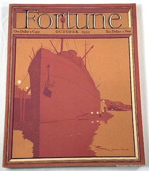 Seller image for Fortune Magazine. October 1933 - Volume VII, Number 10 for sale by Resource Books, LLC