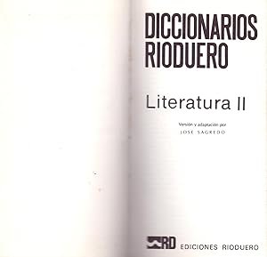 Bild des Verkufers fr LITERATURA II (1800 palabras ordenadas alfabeticamente con mas de 1000 ilustraciones y tablas) zum Verkauf von Libreria 7 Soles