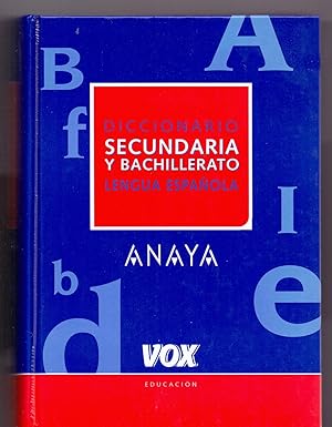 Seller image for DICCIONARIO SECUNDARIA Y BACHILLERATO - LENGUA ESPAOLA for sale by Libreria 7 Soles