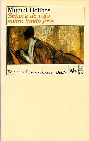 Seller image for SEORA DE ROJO SOBRE FONDO GRIS (coleccion ancora y delfin num 677) for sale by Libreria 7 Soles