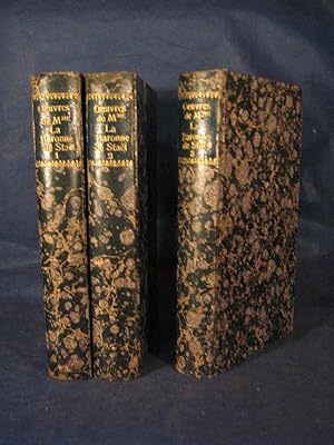 Oeuvres inédites de Mme la baronne de Sta?l, publiées par son fils, 3 Bände (trois tomes).