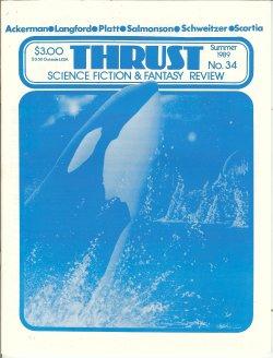 Bild des Verkufers fr THRUST Science Fiction in Review: No. 34, Summer 1989 zum Verkauf von Books from the Crypt