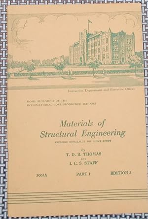 Seller image for Materials of Structural Engineering Part 1 for sale by Faith In Print