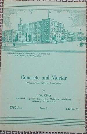 Seller image for Concrete and Mortar Part 1 for sale by Faith In Print