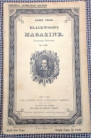 Image du vendeur pour Blackwood's Magazine - June 1935 mis en vente par Faith In Print
