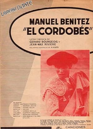 Imagen del vendedor de MANUEL BENITEZ EL CORDOBES. [partitura] a la venta por Librera DANTE