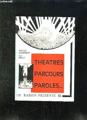 Bild des Verkufers fr RAISON PRESENTE N 58. SOMMAIRE: LE THEATRE PUBLIC, UN PROJET POUR LE THEATRE, LE THEATRE RACONTE PAR CE QUI LE FONT. zum Verkauf von Le-Livre