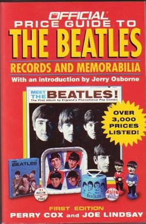 Bild des Verkufers fr The Official Price Guide to the Beatles: Records and Memorabilia --over 3,000 Prices Listed! zum Verkauf von Nessa Books