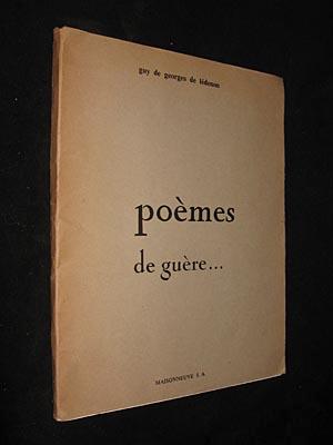 Seller image for Pomes de gure. for sale by Abraxas-libris